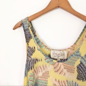Rory Beca Print 100% Silk Tank Top